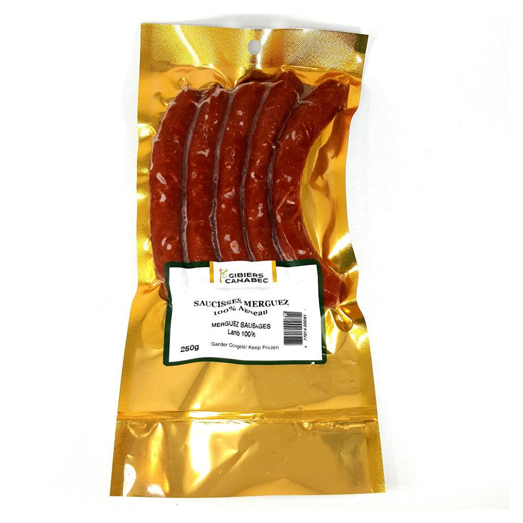 Saucisses Merguez 100% Agneau Canabec - La Boite à Grains