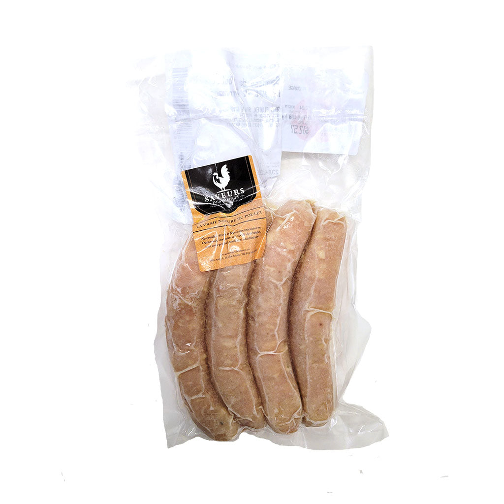 Saucisses de Poulet Ail Rôti et Fromage – La Boite à Grains
