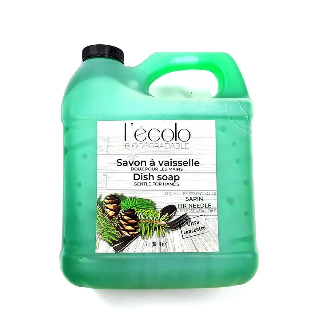 Savon à Vaisselle L'Écolo Sapin Laboratoire deMonceaux - La Boite à Grains