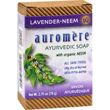 Savon Ayurvédique Lavande Neem Auromère - La Boite à Grains