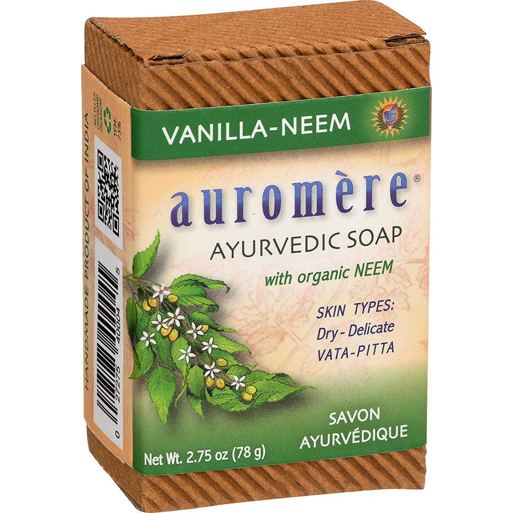 Savon Ayurvédique Vanille Neem Auromère - La Boite à Grains