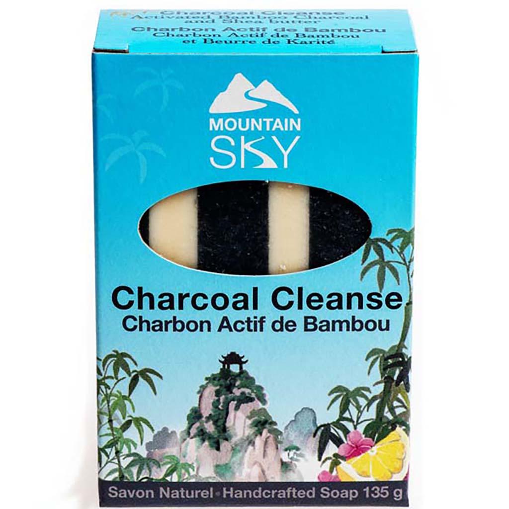 Savon Charbon Actif de Bambou Mountain Sky - La Boite à Grains
