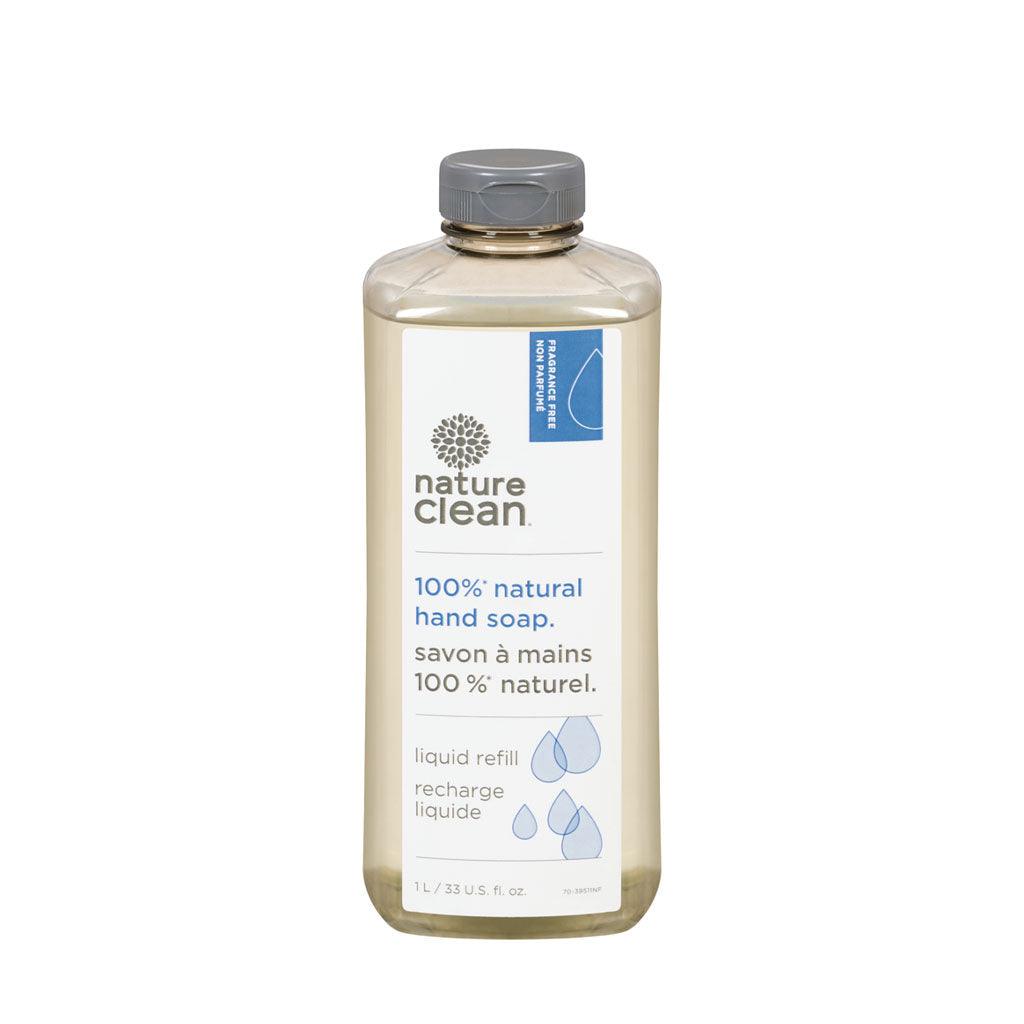 Savon Liquide pour les Mains Non Parfumé Nature Clean - La Boite à Grains