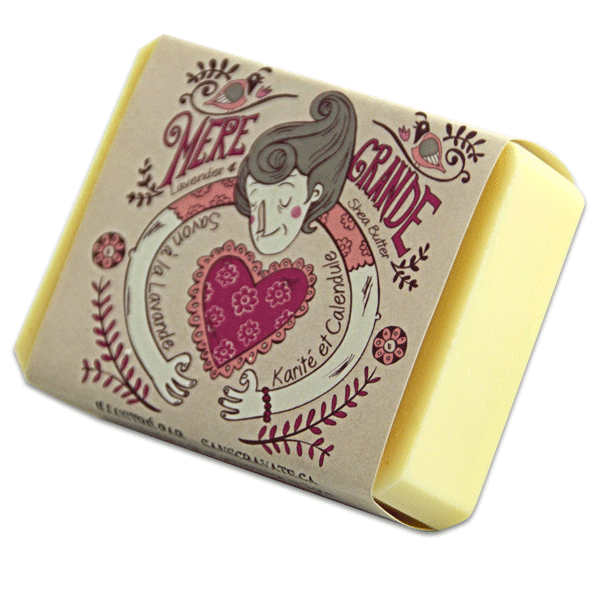 Savon Mère-Grande - Lavande, Karité & Calendule La Savonnerie des Diligences - La Boite à Grains
