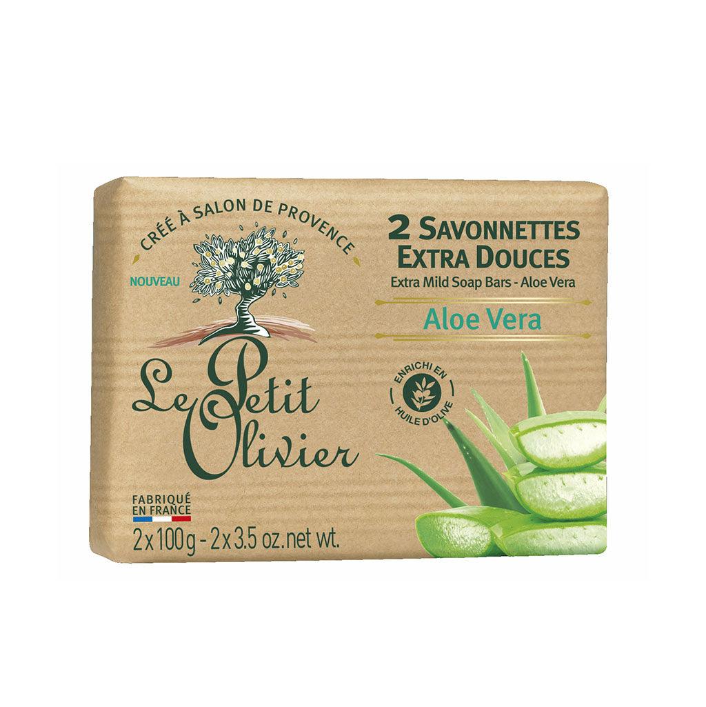 Savonnettes Extra Douces Aloe Vera Le Petit Olivier - La Boite à Grains
