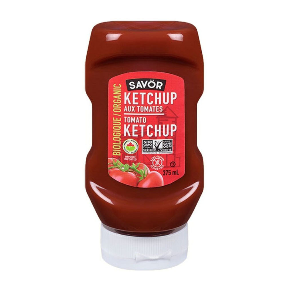 savor ketchup aux tomates biologique 375 ml
