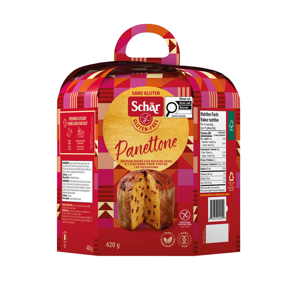 panettone sans gluten Schär - La Boite à Grains