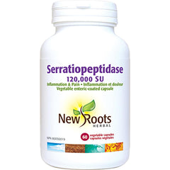 Serratiopeptidase 120 000 US New Roots Herbal - La Boite à Grains