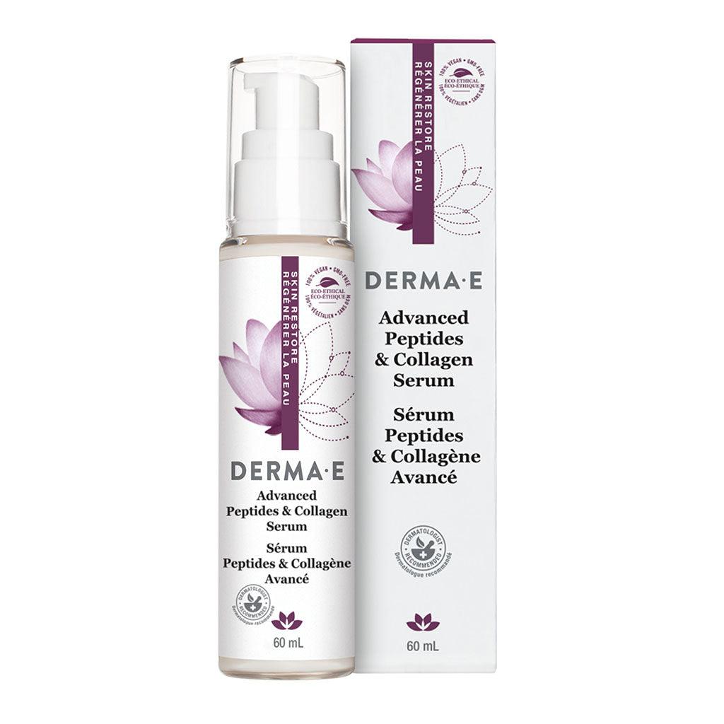 Sérum Peptides & Collagène Avancé Derma E - La Boite à Grains
