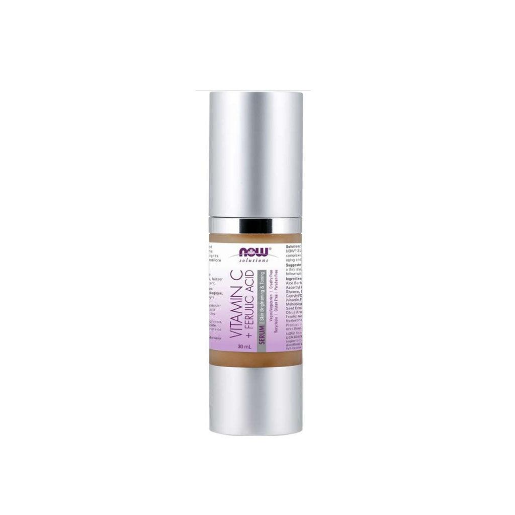Sérum Vitamine C et Acide Férulique Now - La Boite à Grains