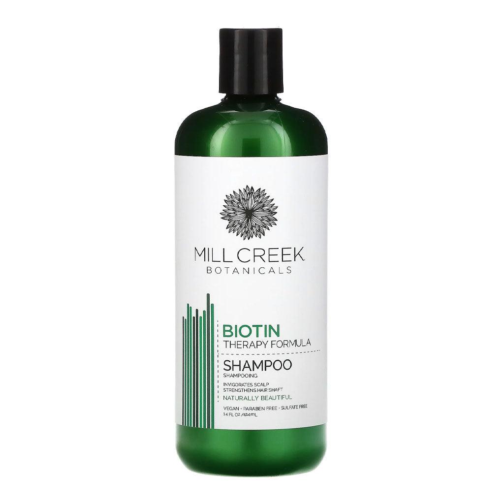Shampoing à la Biotine Formule Thérapeutique Mill Creek Botanicals - La Boite à Grains