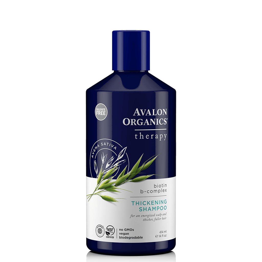 Shampoing Épaississant Biotin B-Complex Avalon Organics - La Boite à Grains