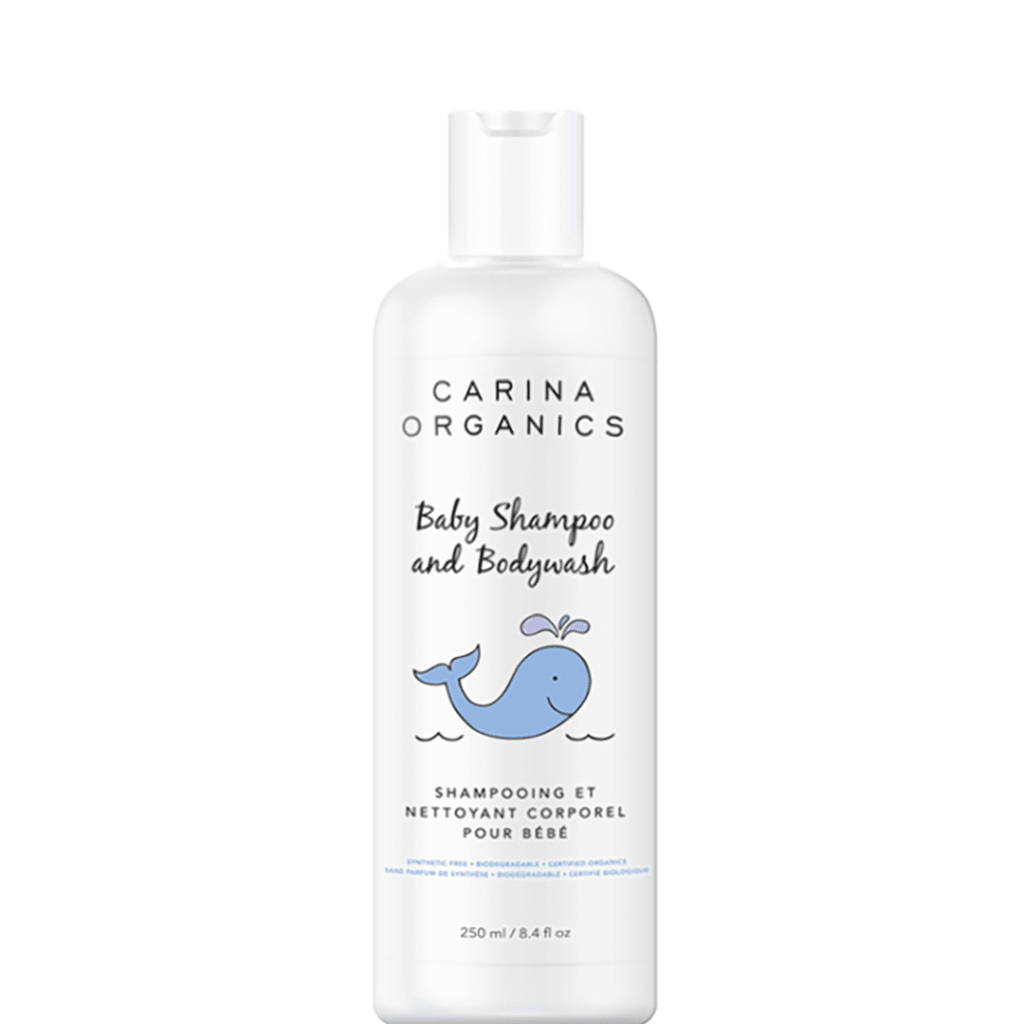 Shampoing et Nettoyant Corporel pour Bébé Carina Organics - La Boite à Grains