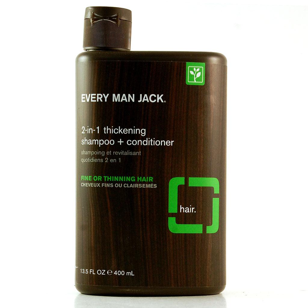 Shampoing et Revitalisant Cheveux Fins Huile de Théier Every Man Jack - La Boite à Grains