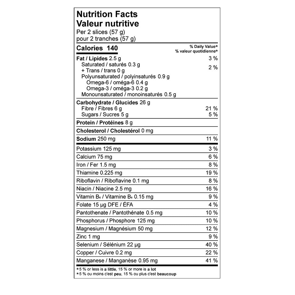 silver hills sprouted power pain queen's khorasan biologique valeur nutritive - La Boite à Grains