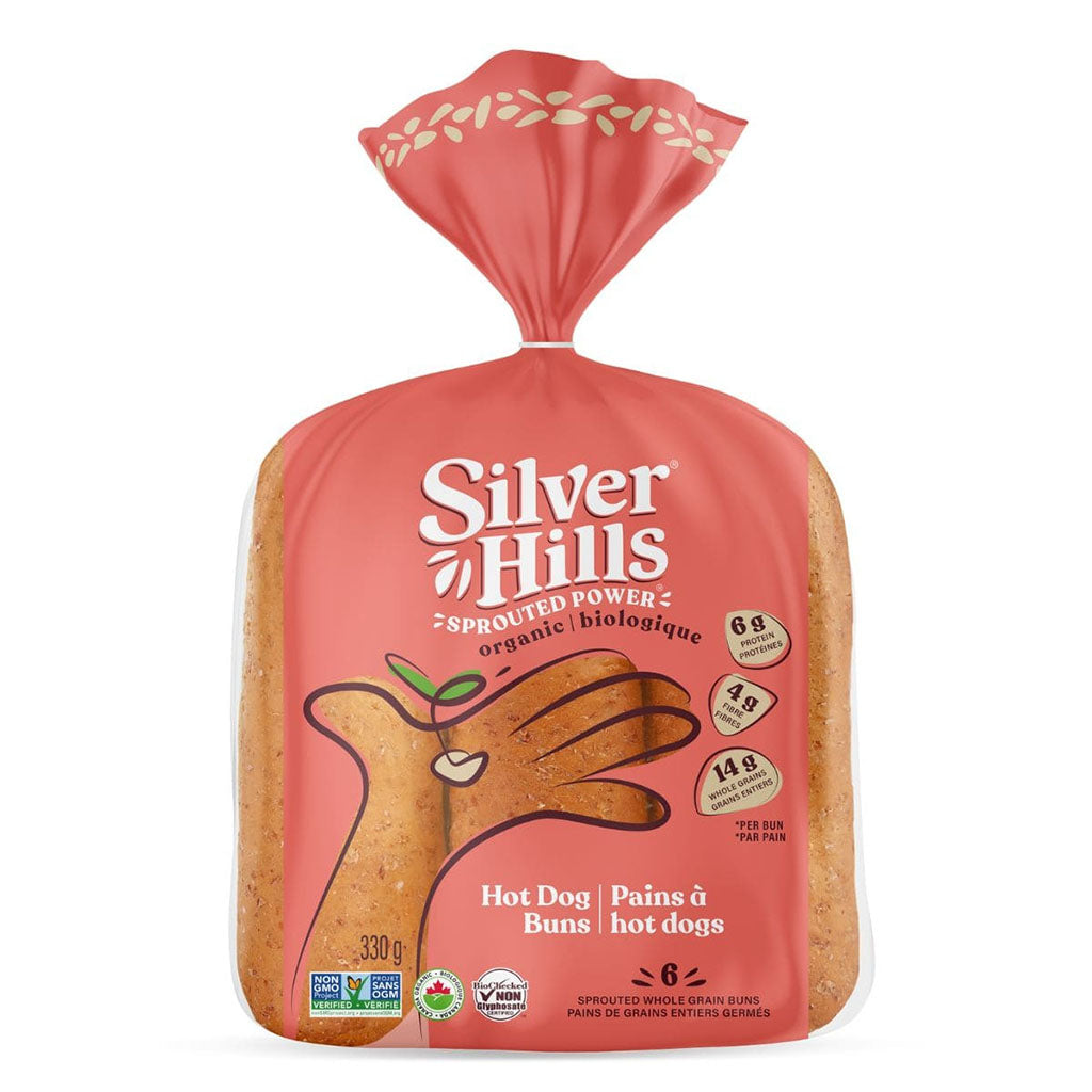 silver hills sprouted power pains à hot-dogs biologique 330 g - La Boite à Grains