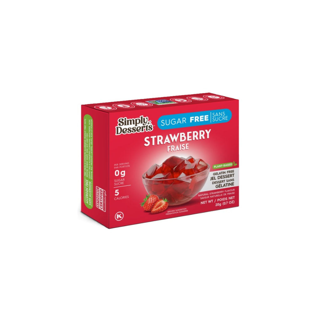 Gelée à Base de Plantes Sans Sucre Saveur de Fraise