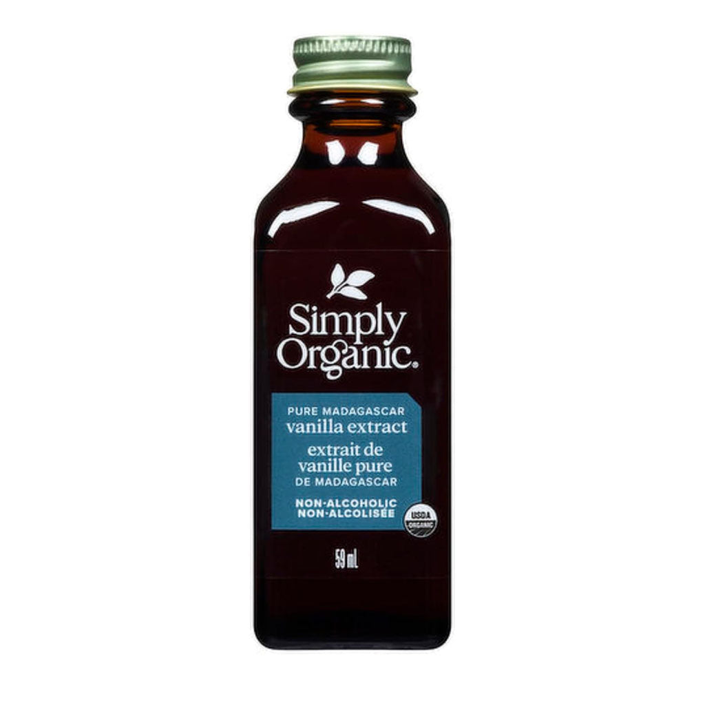 simply organic extrait de vanille pure de madagascar non alcolisée biologique 59 ml