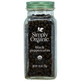 simply organic poivre noir en grains biologique 75 g