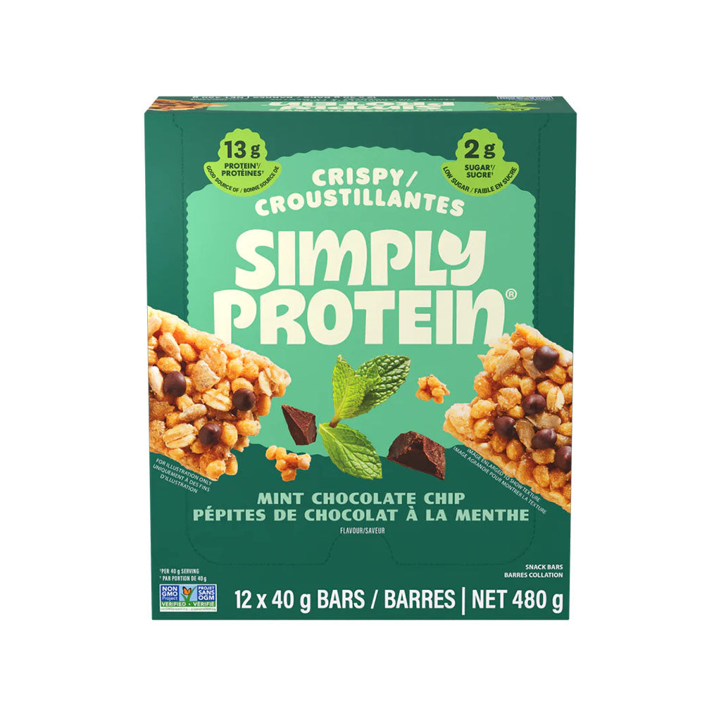 simply protein pépites de chocolat menthe - La Boite à Grains