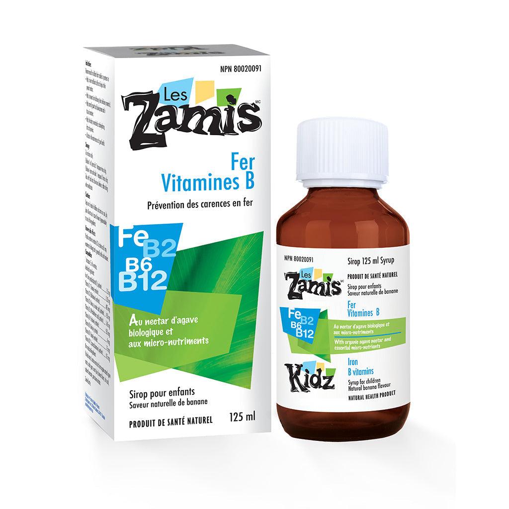Sirop Pour Enfants Fer Vitamines B Les Zamis - La Boite à Grains