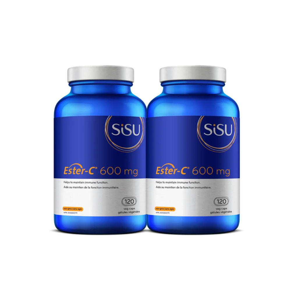 sisu ester-c 600 mg duo 240 gélules végétales