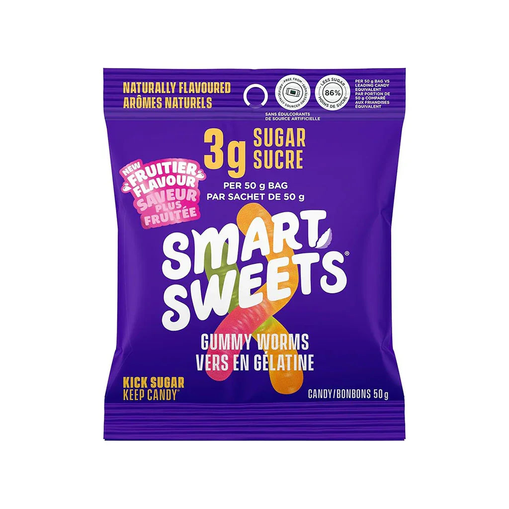 Smart Sweets gummy worms - La Boite à Grains