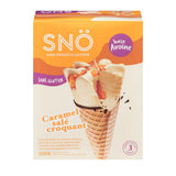 sno cornets caramel salé croquant - La Boite à Grains