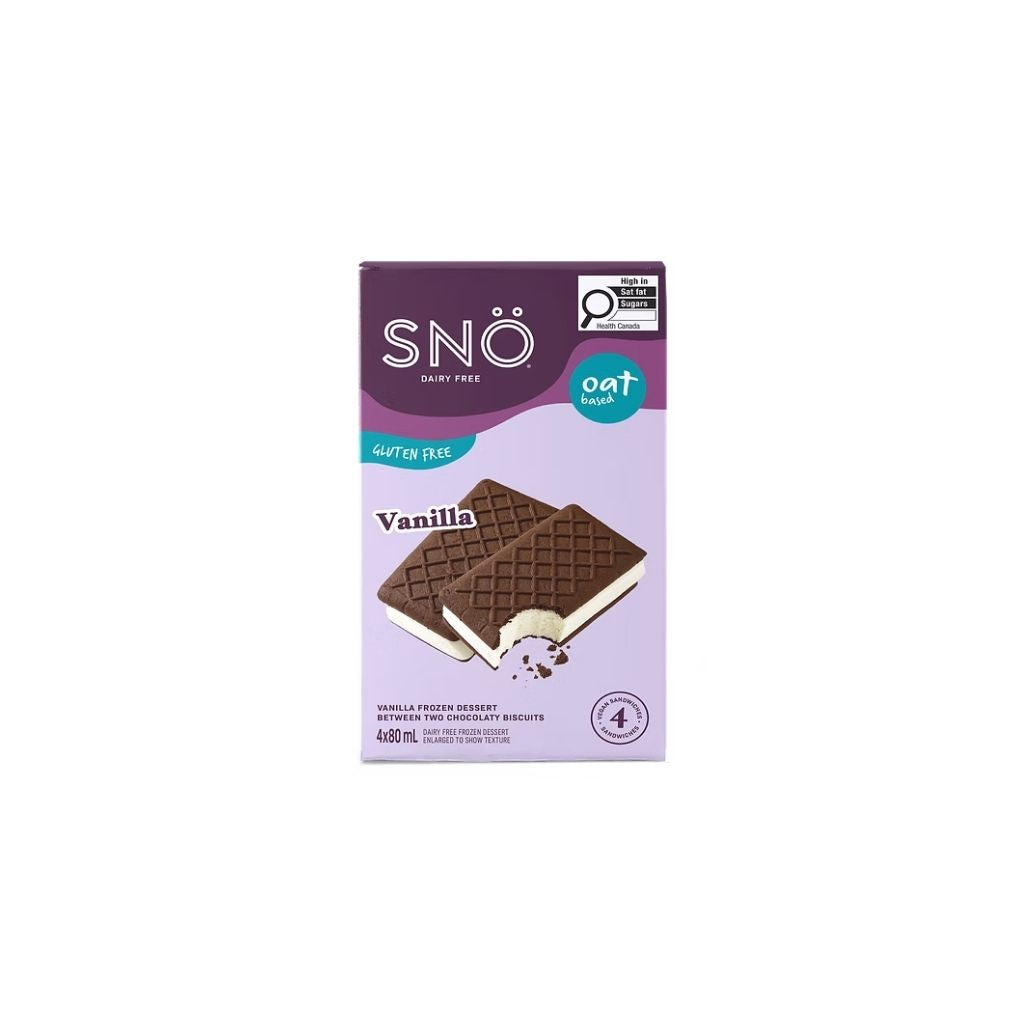 SNÖ vanilla ice cream sandwich - La Boite à Grains