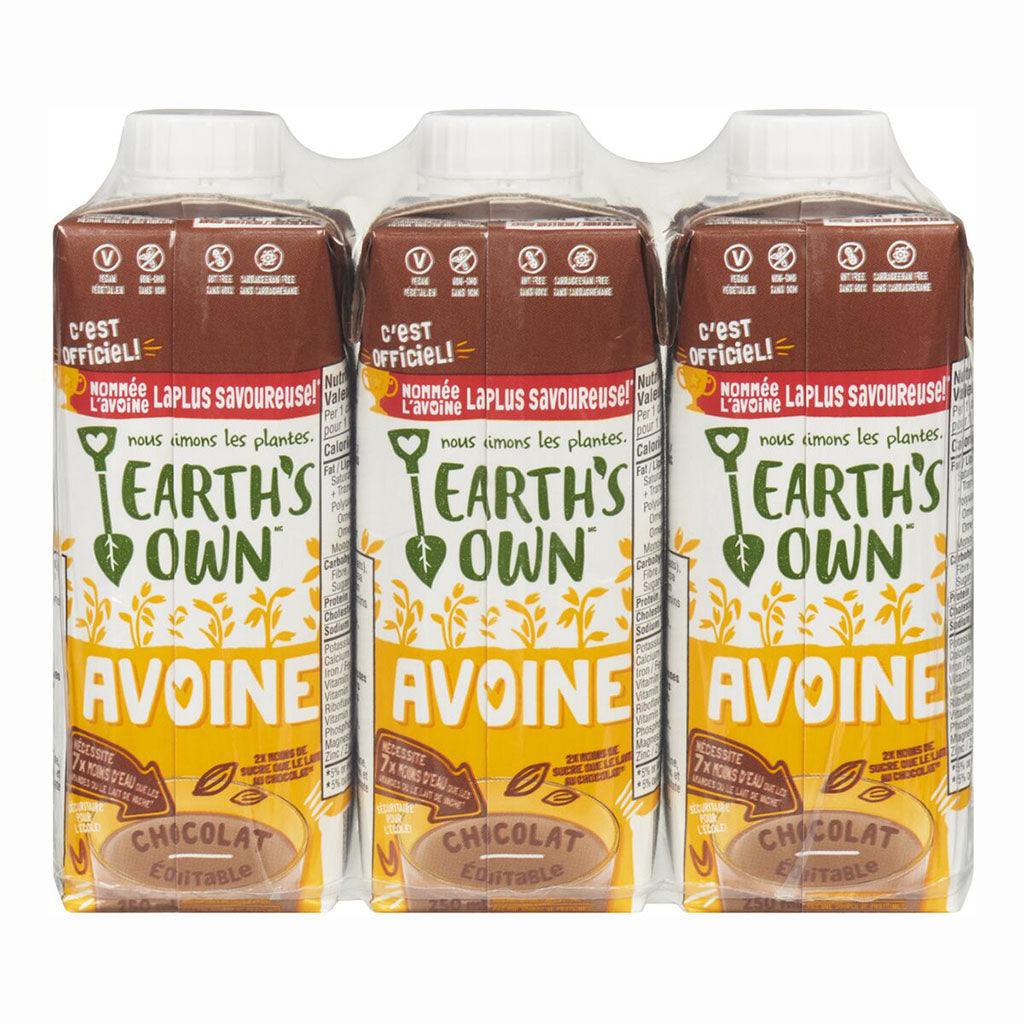 So Fresh Avoine Chocolat 3 x 250 ml Earth's Own - La Boite à Grains