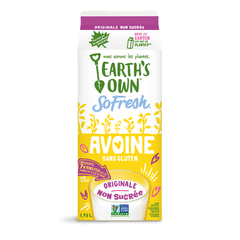 So Fresh Avoine Originale Non Sucrée 1.75 Litre Earth's Own - La Boite à Grains