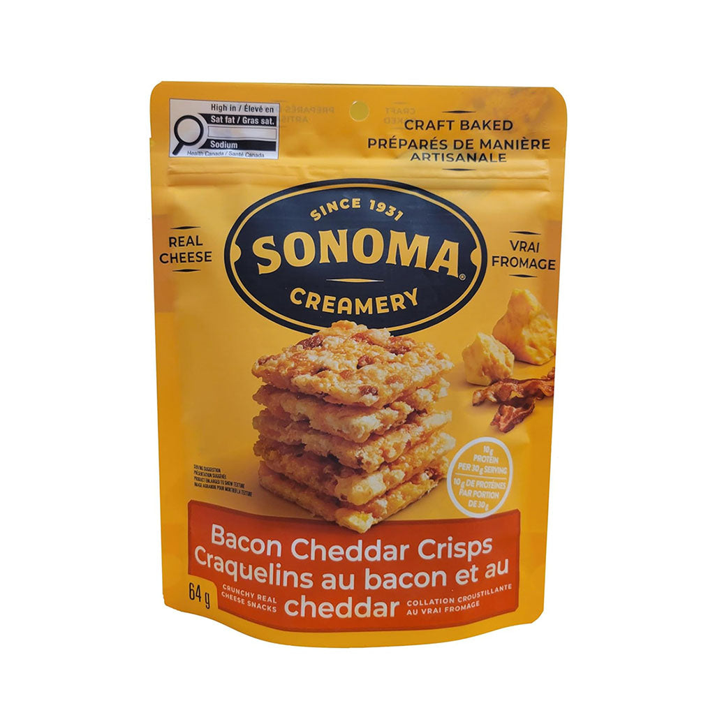 craquelins au bacon et au cheddar Sonoma Creamery - La Boite à Grains