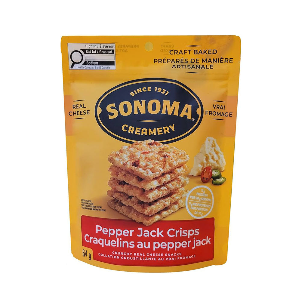 craquelins au pepper jack Sonoma Creamery - La Boite à Grains