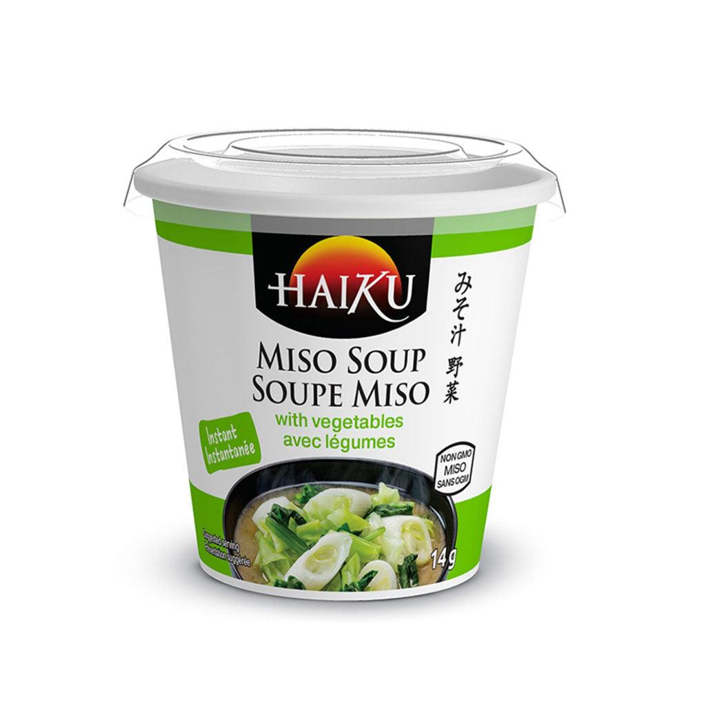 Soupe Miso Instantanée avec Légumes Haiku - La Boite à Grains