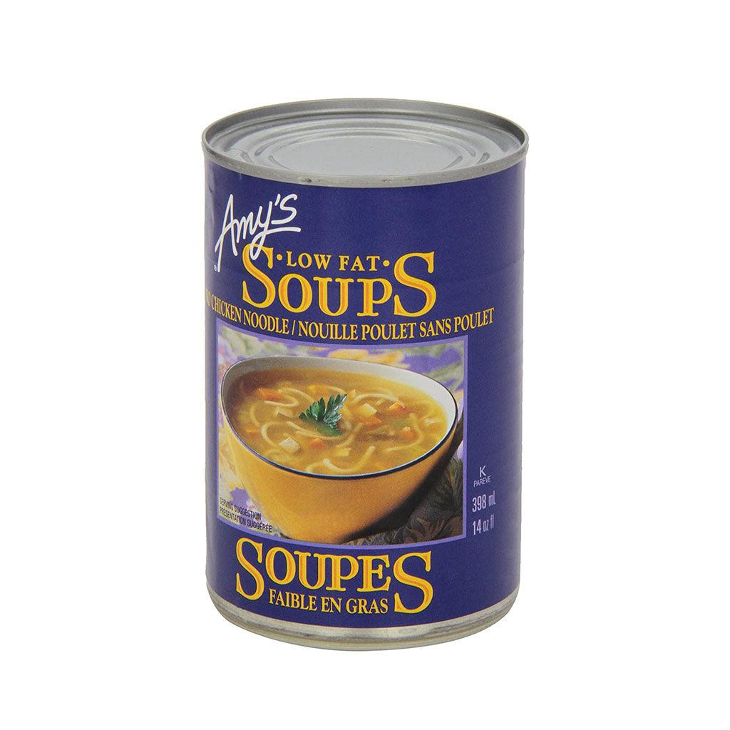 Soupe Nouille Poulet Sans Poulet Faible en Gras Amy's - La Boite à Grains