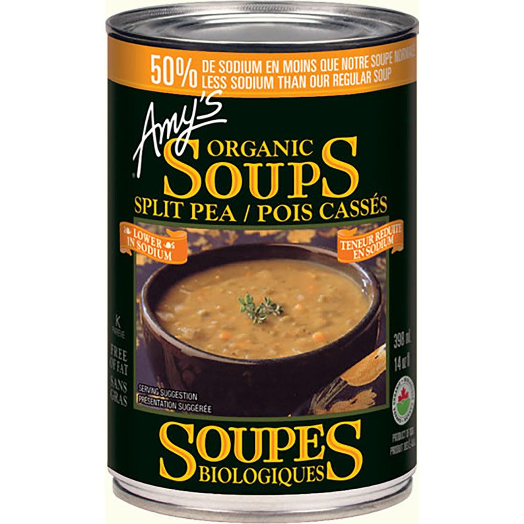 Soupe Pois Cassés Teneur Réduite en Sodium Amy's - La Boite à Grains