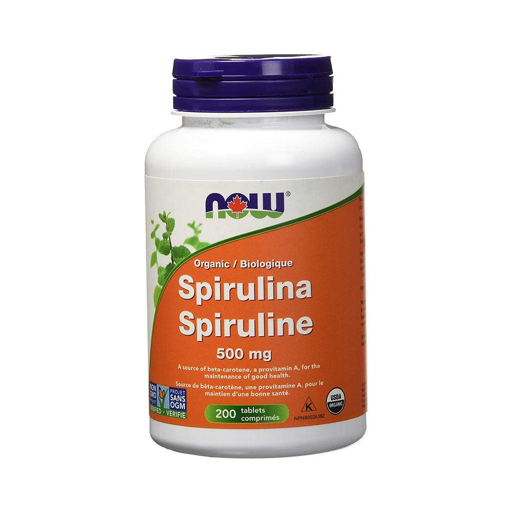 Spiruline 500 mg Now - La Boite à Grains