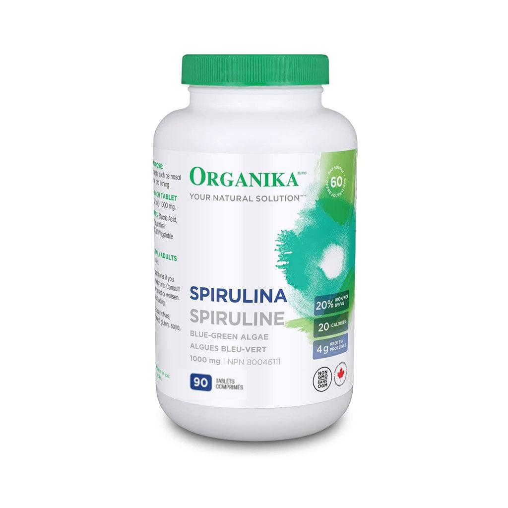 Spiruline Comprimés 1000 mg Organika - La Boite à Grains