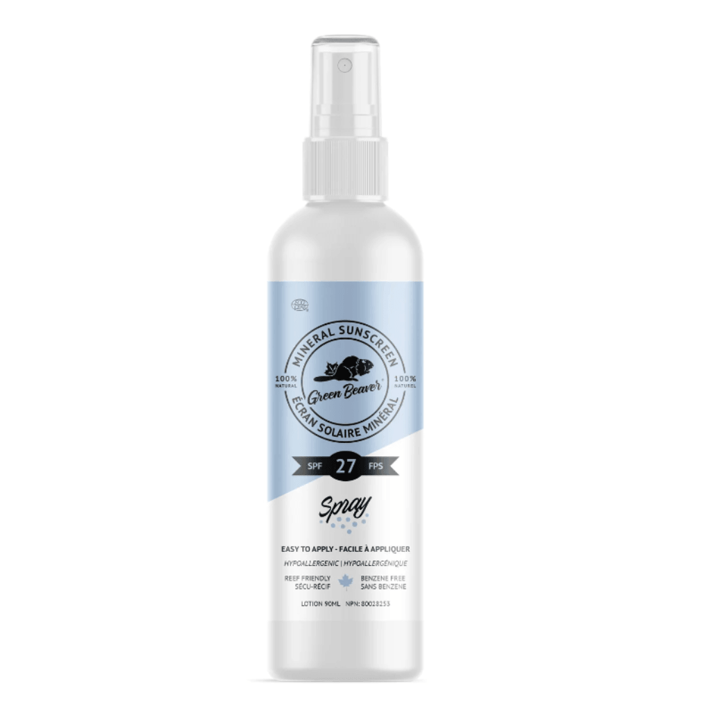 Spray Écran Solaire Minéral 27 FPS Green Beaver - La Boite à Grains