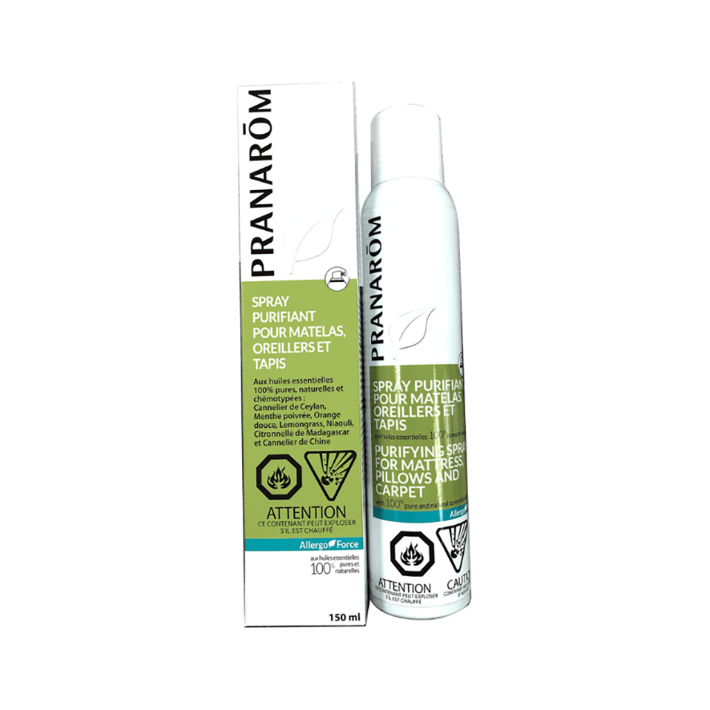Spray Purifiant Pour Matelas, Oreillers et Tapis Pranarôm - La Boite à Grains