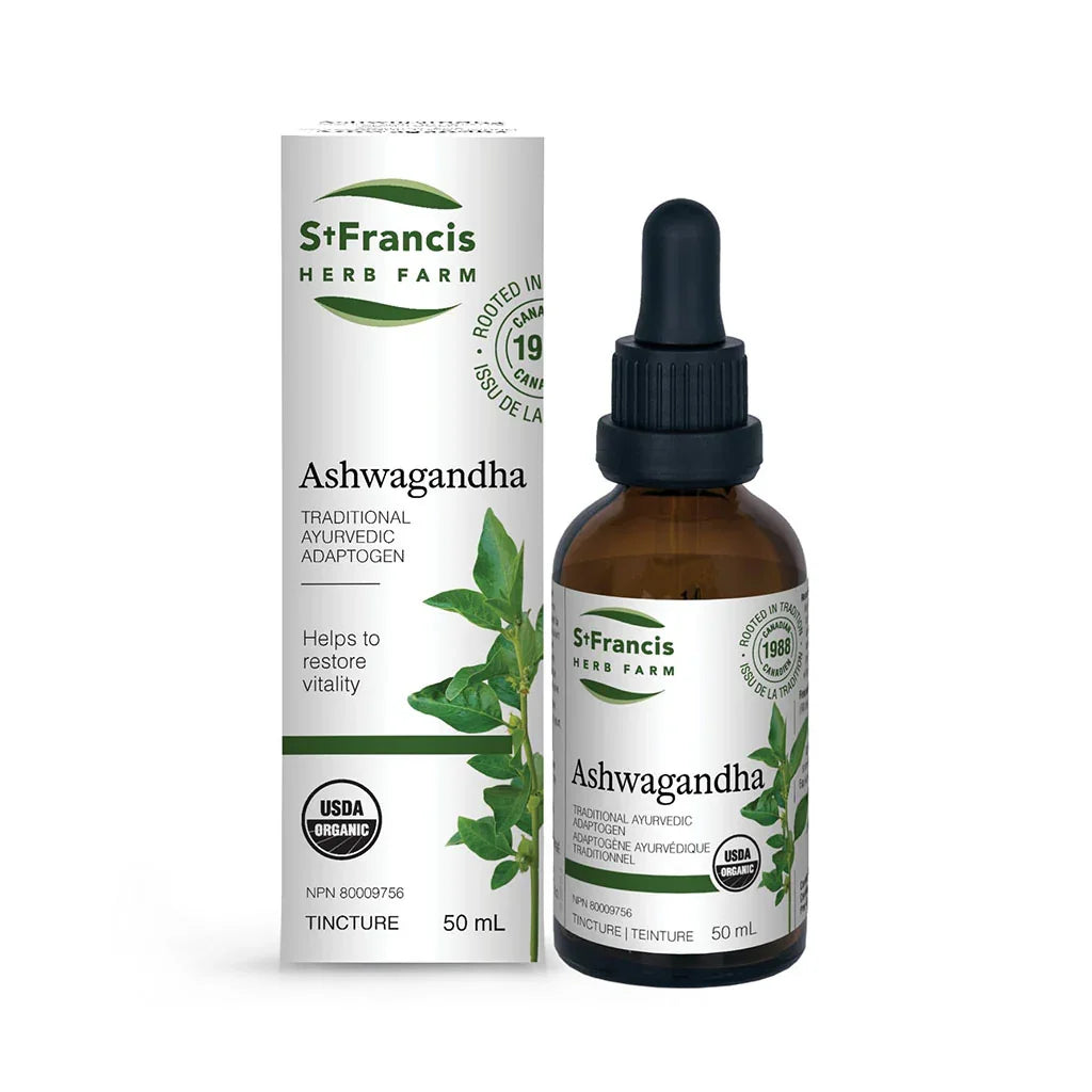 ashwagandha organic tincture St-Francis Herb Farm - La Boite à Grains