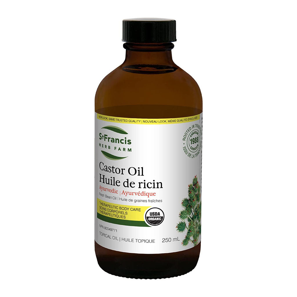 st. francis herb farm huile de ricin biologique 250 ml