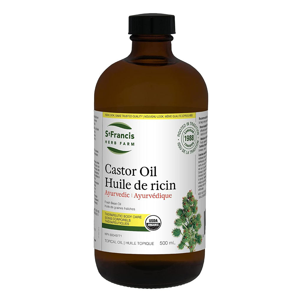 st. francis herb farm huile de ricin biologique 500 ml