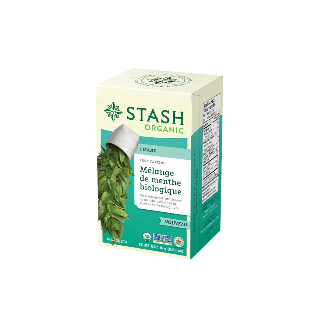 Stash organic mint blend herbal tea - La Boite à Grains
