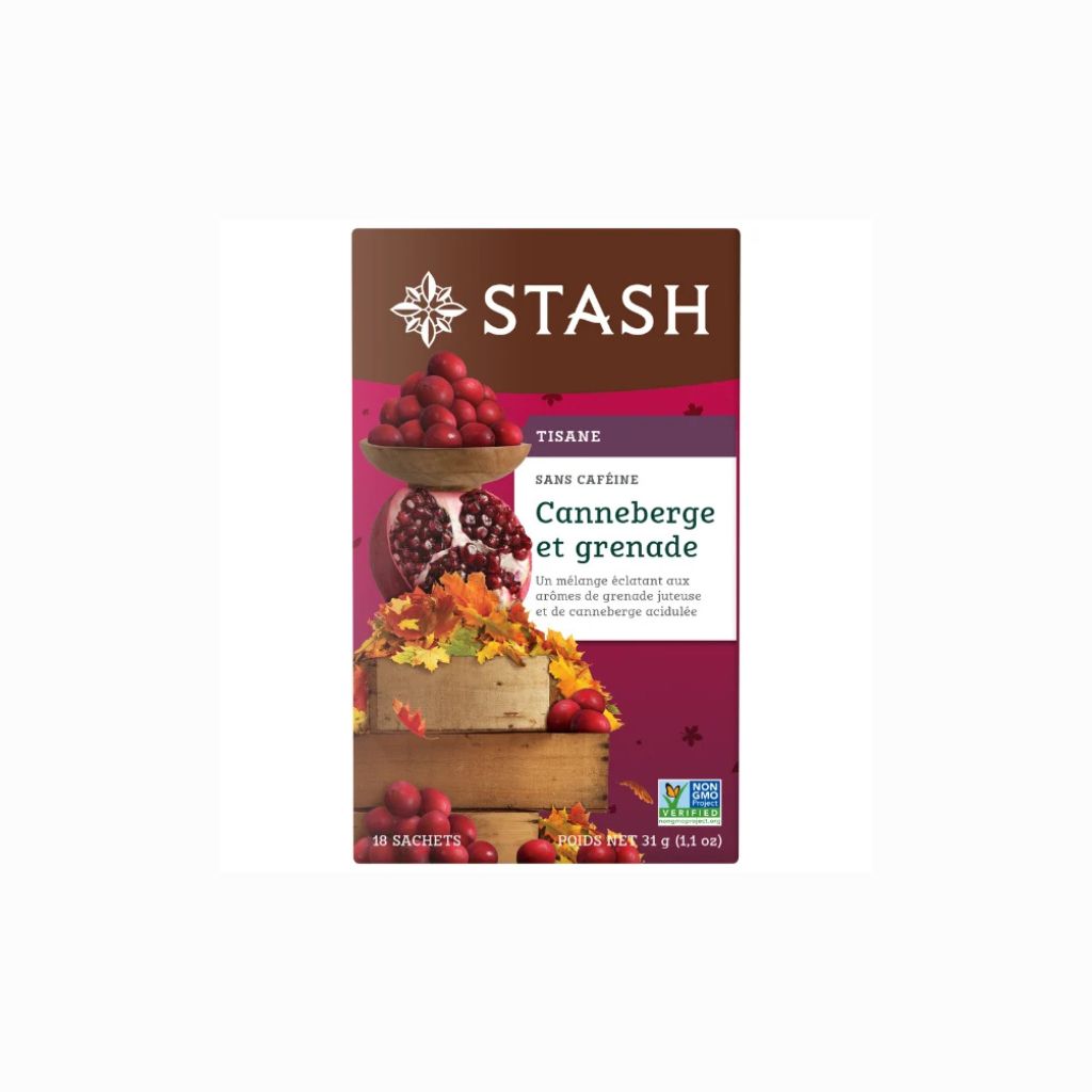 tisane canneberge et grenade Stash - La Boite à Grains