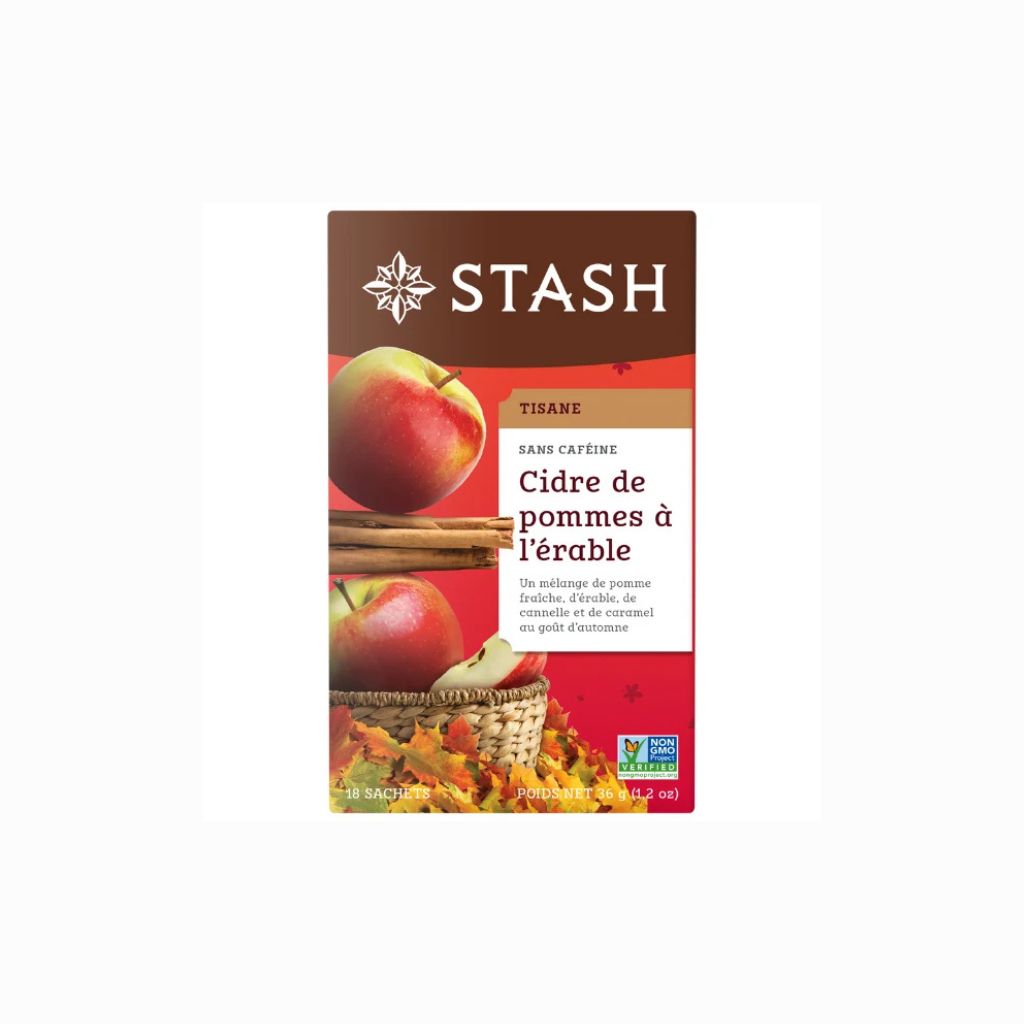 tisane cidre de pommes à l'érable Stash - La Boite à Grains