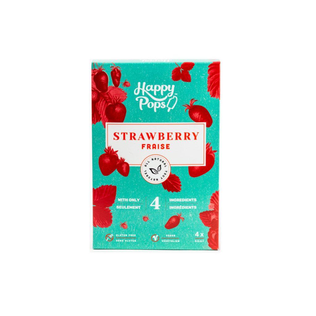 Happy Pops Strawberry Ice Lolly - La Boite à Grains