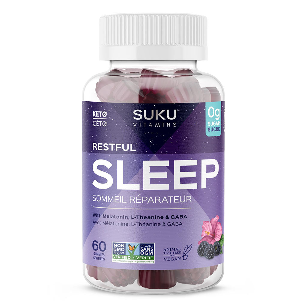 suku vitamins sleep sommeil réparateur 60 gélifiés
