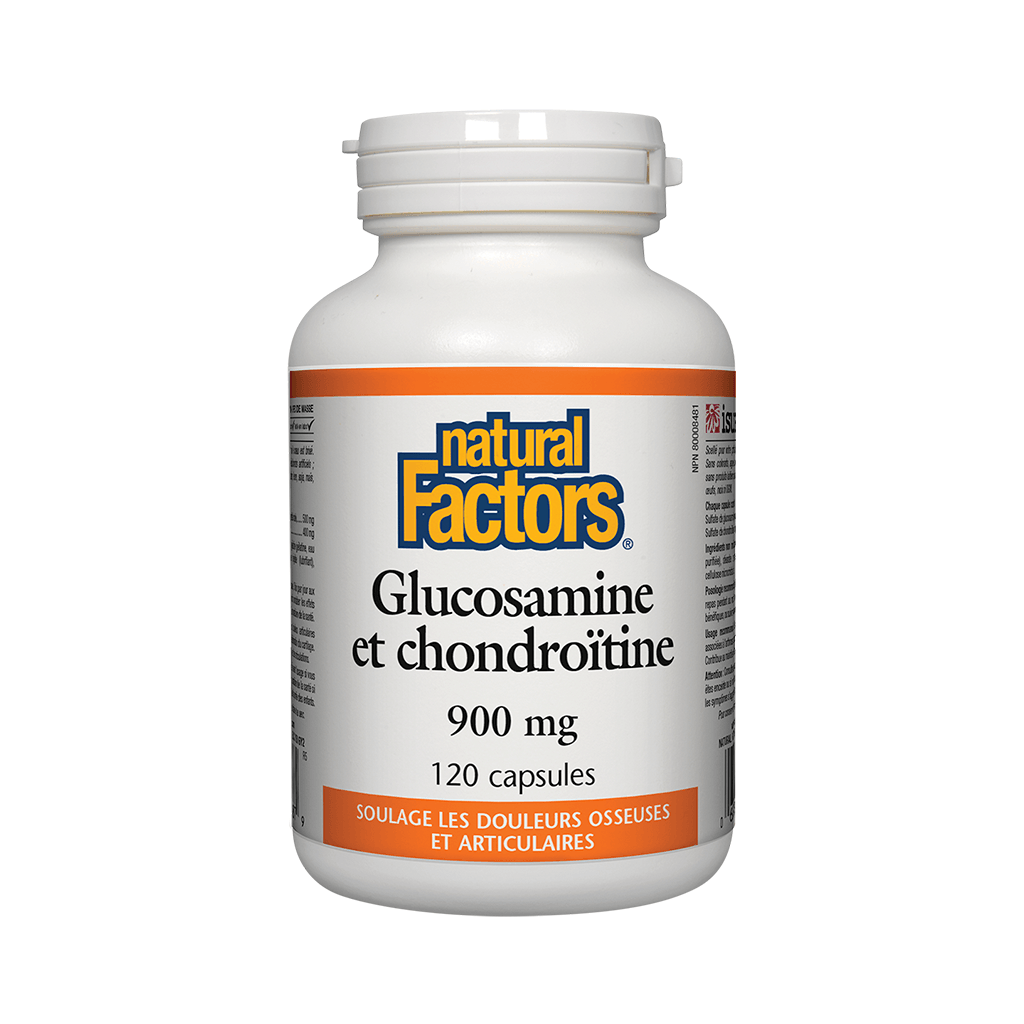 Sulfates de Glucosamine & Chondroïtine Natural Factors - La Boite à Grains