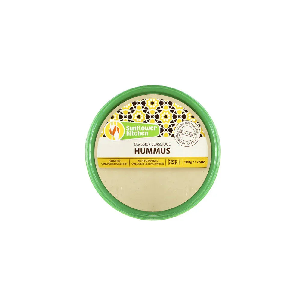 classic hummus Sunflower Kitchen - La Boite à Grains